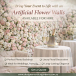 Bring Your Event to Life with an Artificial Flower Walls Available for Hire 